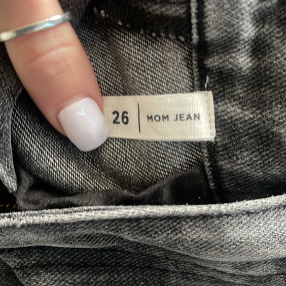 Pacsun Faded Black Ripped Mom Jeans - Picture 4 of 4